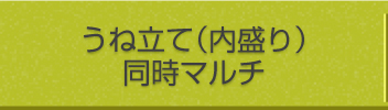 うね立て(内盛り)同時マルチ